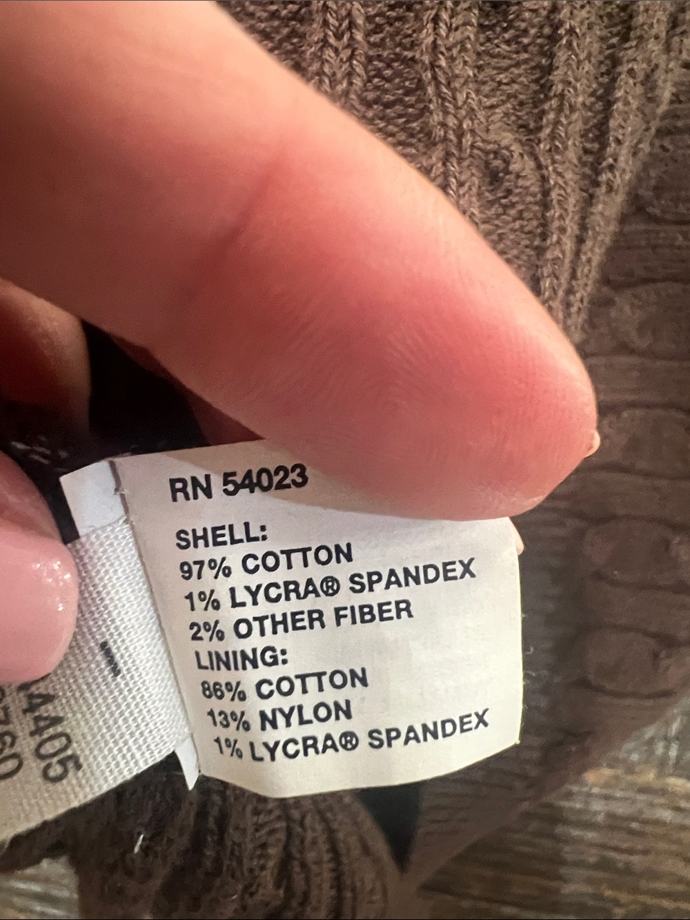 GAP Brown Cable-Knit Spaghetti Strap Camisole - Picture 5 of 5